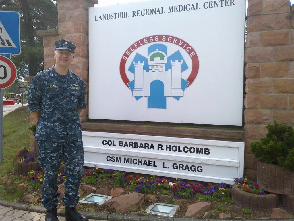 Navy physician at Landstuhl Regional Medical Center, Germany