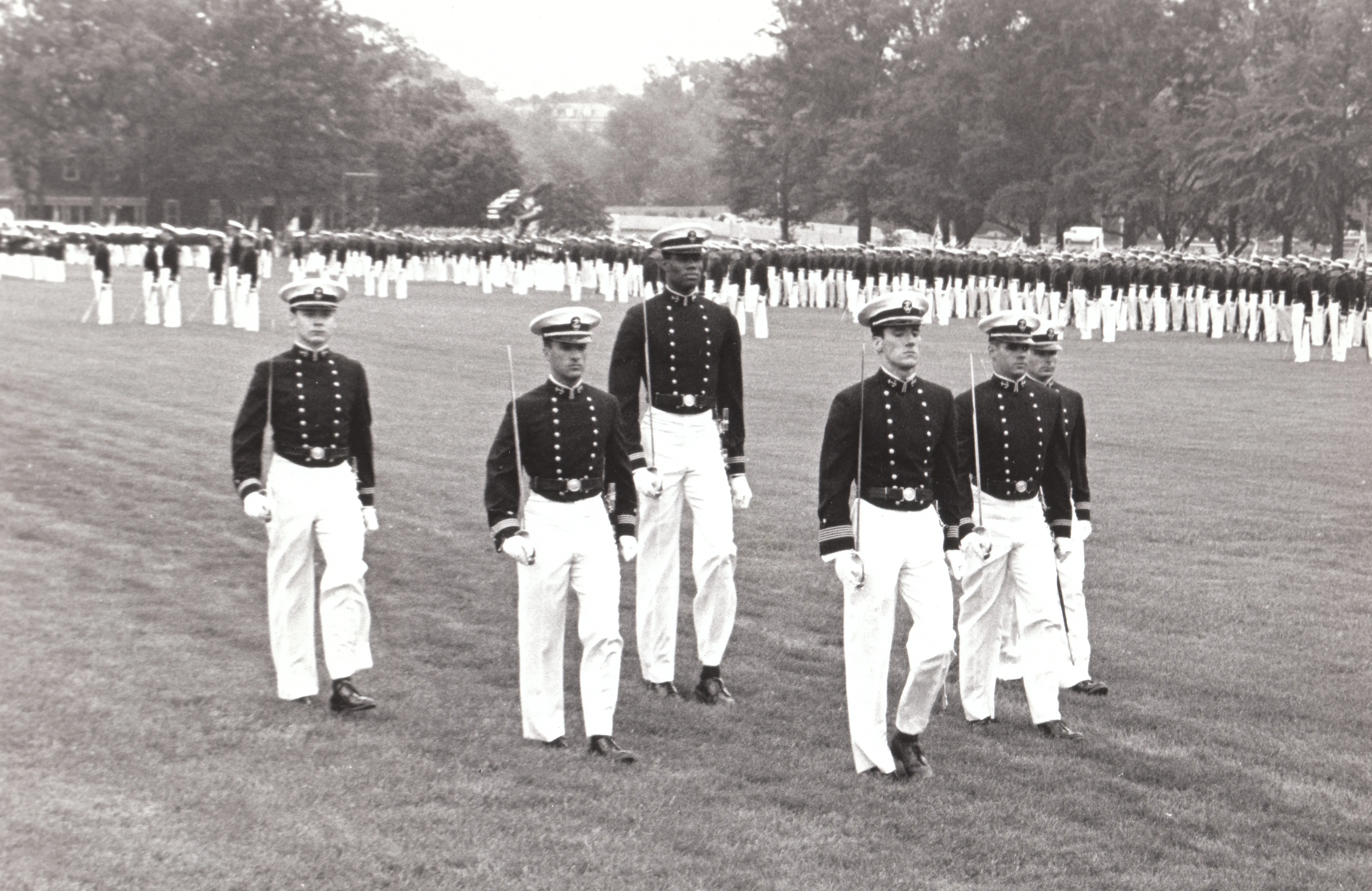 Marching at the U.S. Naval Academy